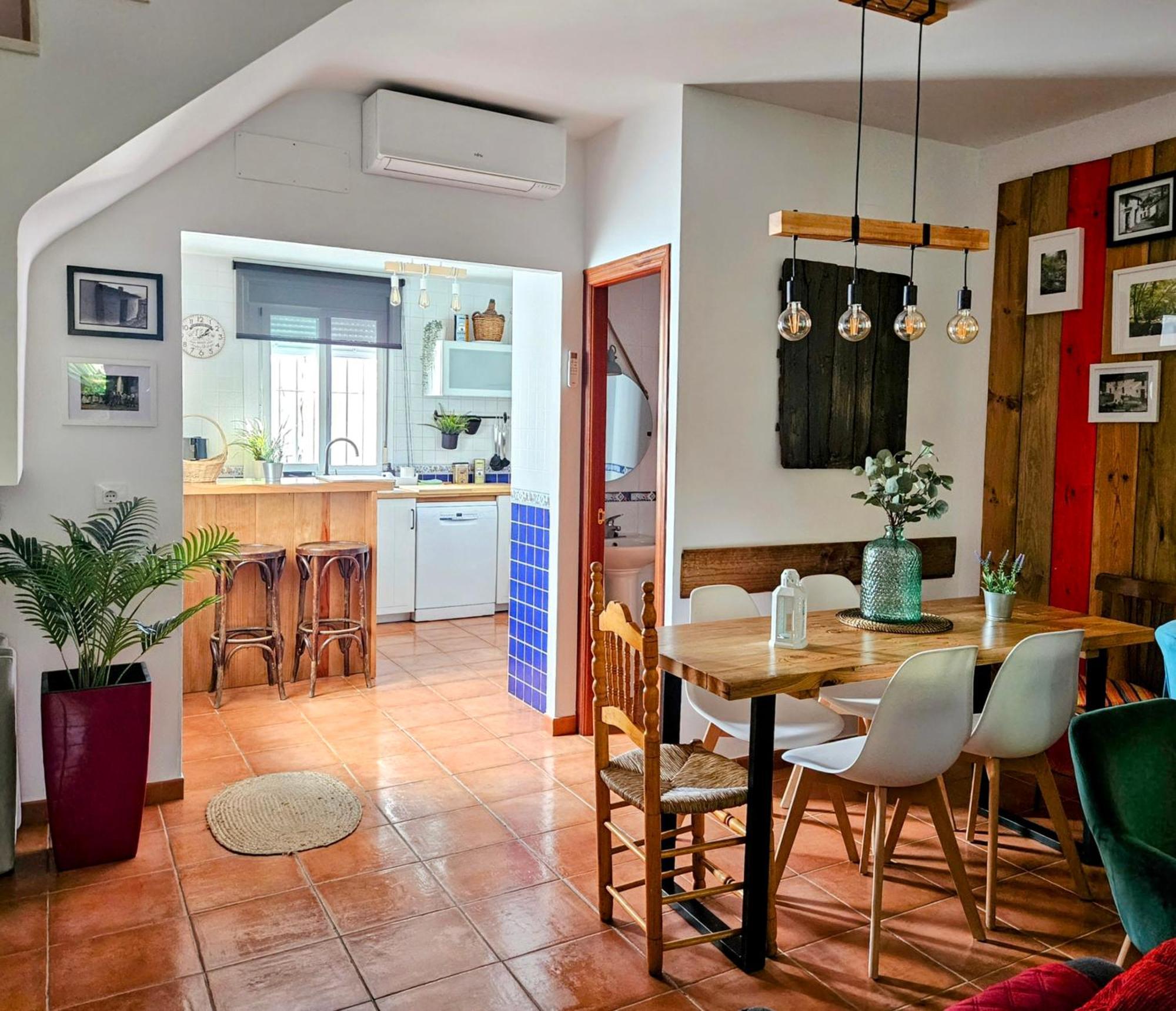 La Casa Junto Al Sendero Del Rio & Piscina # Aire Acondicionado Villa Los Romeros Buitenkant foto
